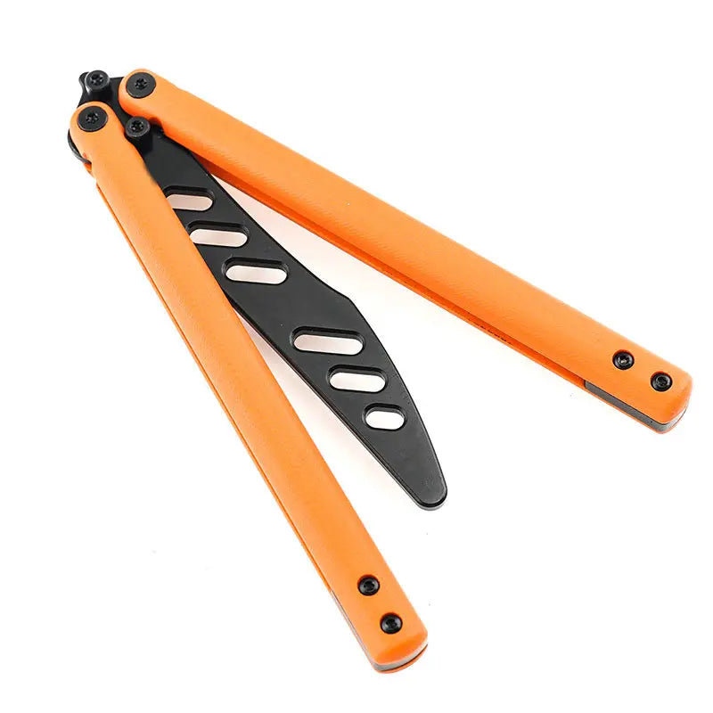 TRSKT Balisong Butterfly Trainer – G10 Handle & Ball Bearing Balisong Trainer Qst