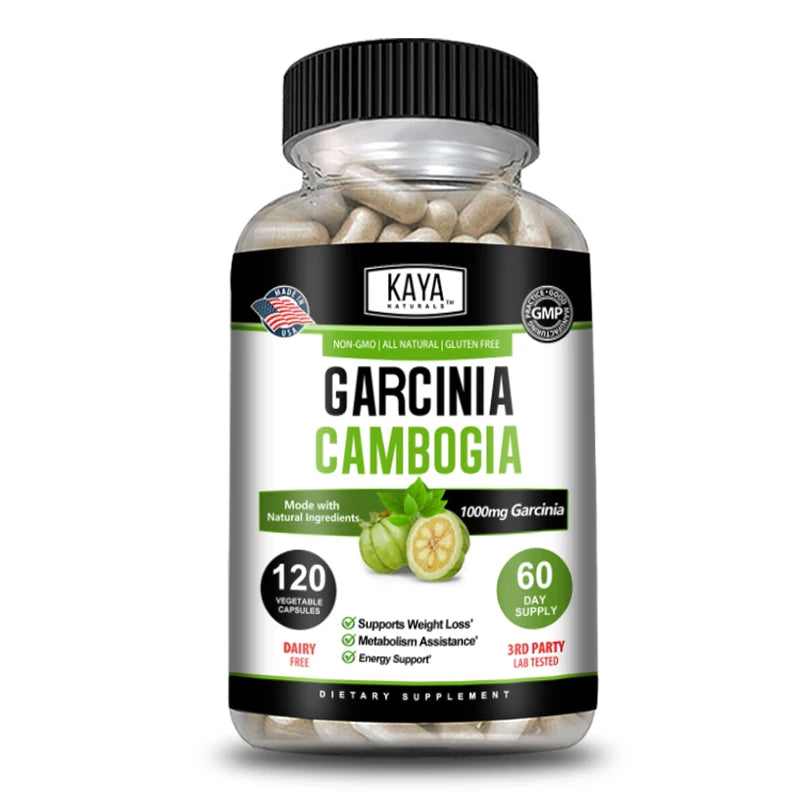 Garcinia Cambogia Extract Capsules – Unisex 30/60/120 Count Dietary Supplement Qst 120 count-1 bottle