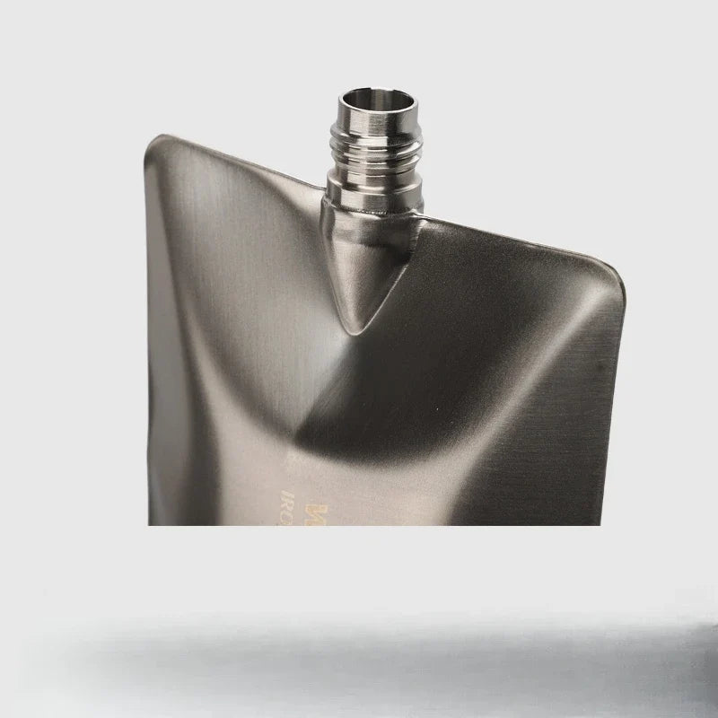 Portable 304 Stainless Steel Flat Flask for Camping & Outdoor Camping Flask Qme