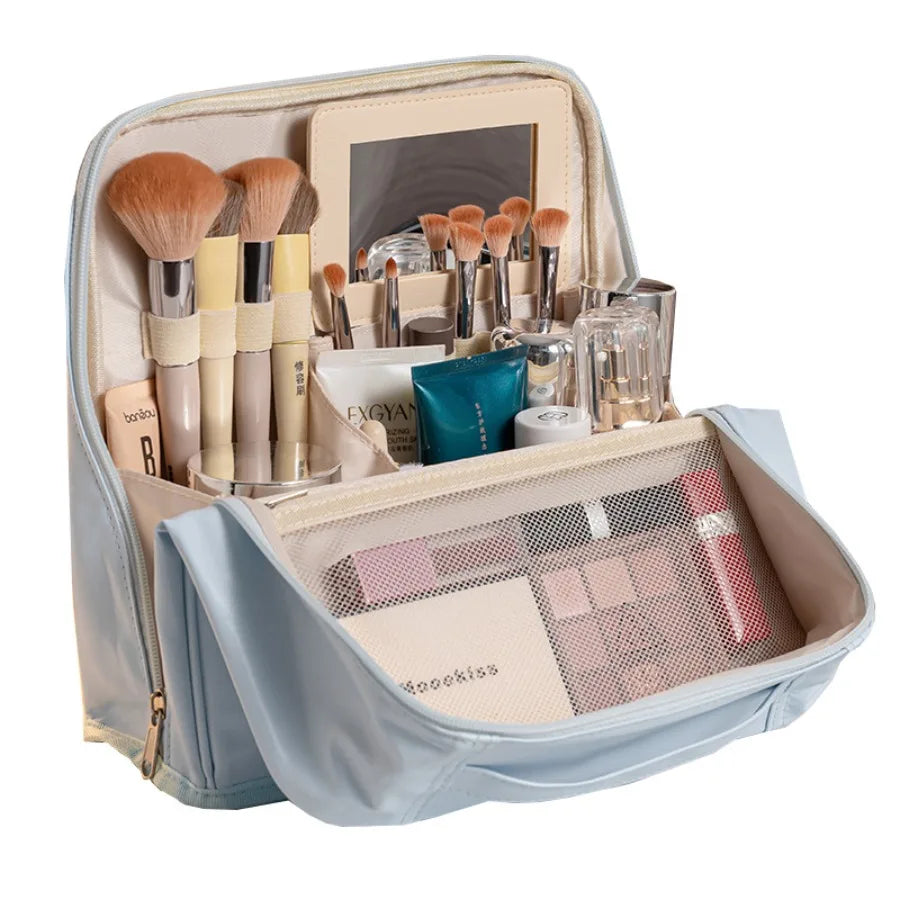 Women's Large Capacity Waterproof Travel Makeup Bag Cosmetic Travel Bag Qme
