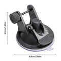 Universal Dash Cam Suction Mount – 180° Adjustable Car Holder Dash Cam Mount Qme Black