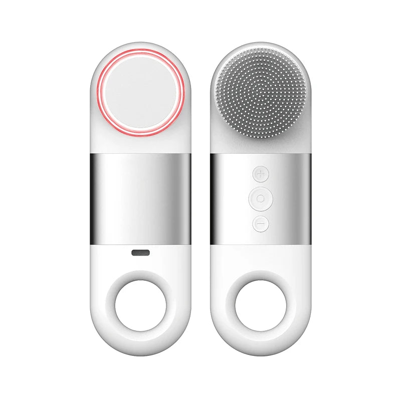 VIMYSHOW Hot & Cold Silicone Face Cleansing Brush – IPX7 Face Cleansing Brush Qst WHITE