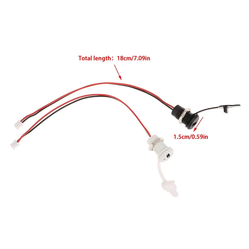 USB-C 2-Pin Charging Socket PH2.0 Snap Lock Panel Mount Connector USB-C Panel Connector Qme