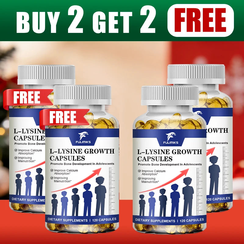 Fulimiks L-Lysine Capsules – Immune & Connective Tissue Support Amino Acid Supplement Qst