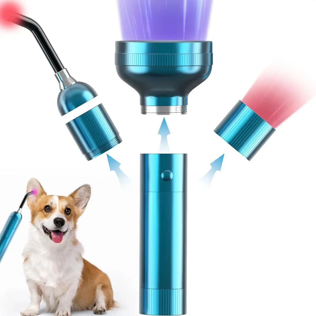 Pet Laser Light Therapy Device – UV, Red & Infrared for Dogs Pet Laser Therapy Device Qst UK Plue
