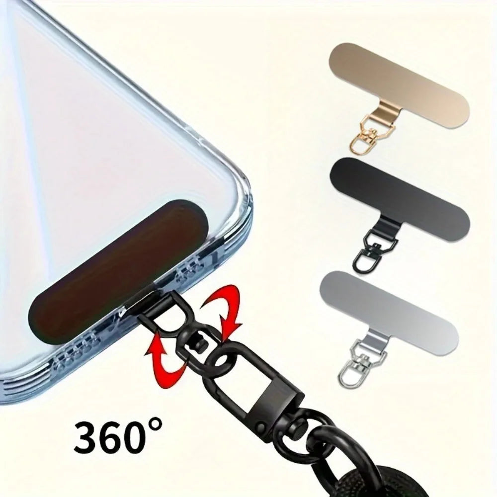 360° Rotatable Phone Lanyard Connector – Stainless Steel Phone Lanyard Connector Qme