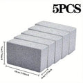 BBQ Grill Cleaning Pumice Stone Brick Set of 5 | Grease Remover Grill Cleaning Brick Qme 5pcs