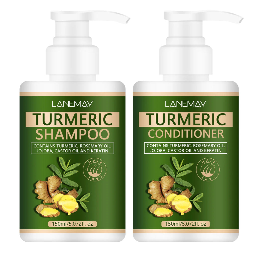 Turmeric Shampoo & Conditioner Set – Nourish & Strengthen Hair Hair Care Set Qst