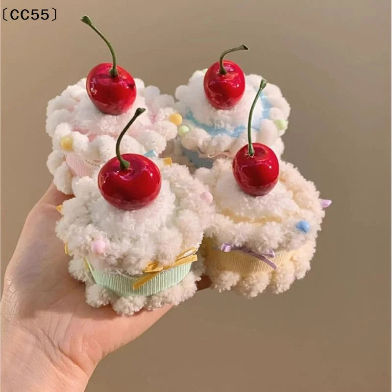 Cute Cherry Cake Hair Clip – Birthday Hairpin Accessory Novelty Hair Clip Qst