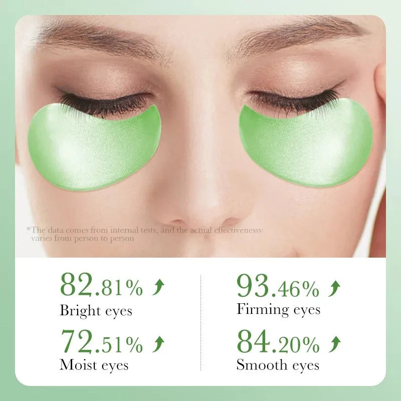 REAROYA 60pc Aloe Vera Collagen Eye Patches – Moisturizing Mask Eye Mask Patches Qst