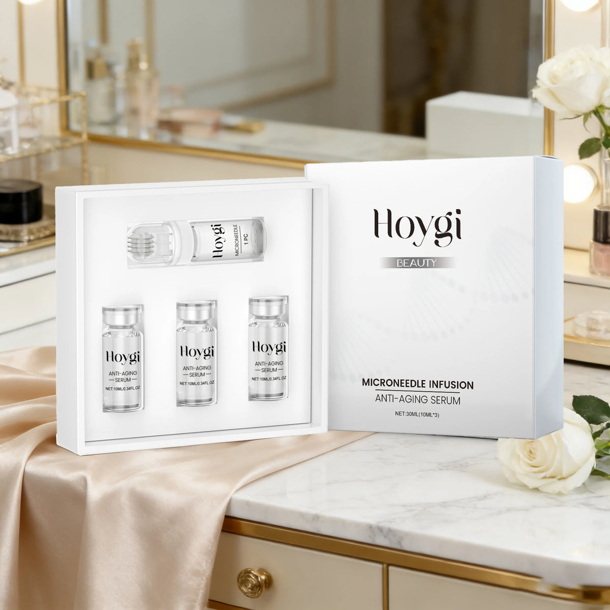 Hoygi 30ml Hydrating Face Serum Roller Set – Firming & Glow Face Serum Roller Qst