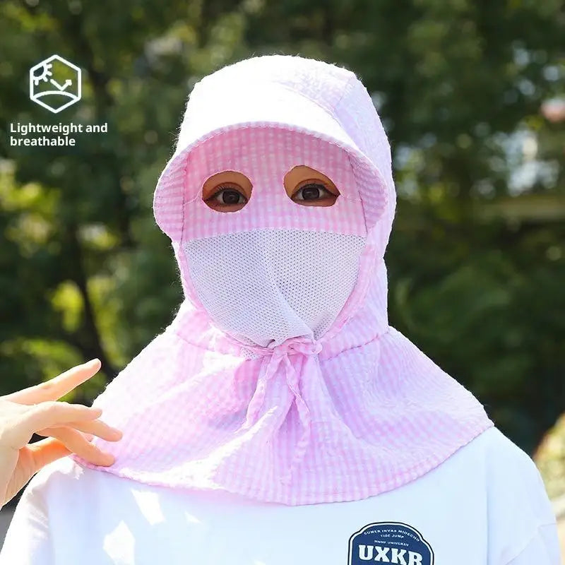 Women's UV Protection Sun Hat – Full Face & Neck Coverage Sun Protection Hat Qst A23