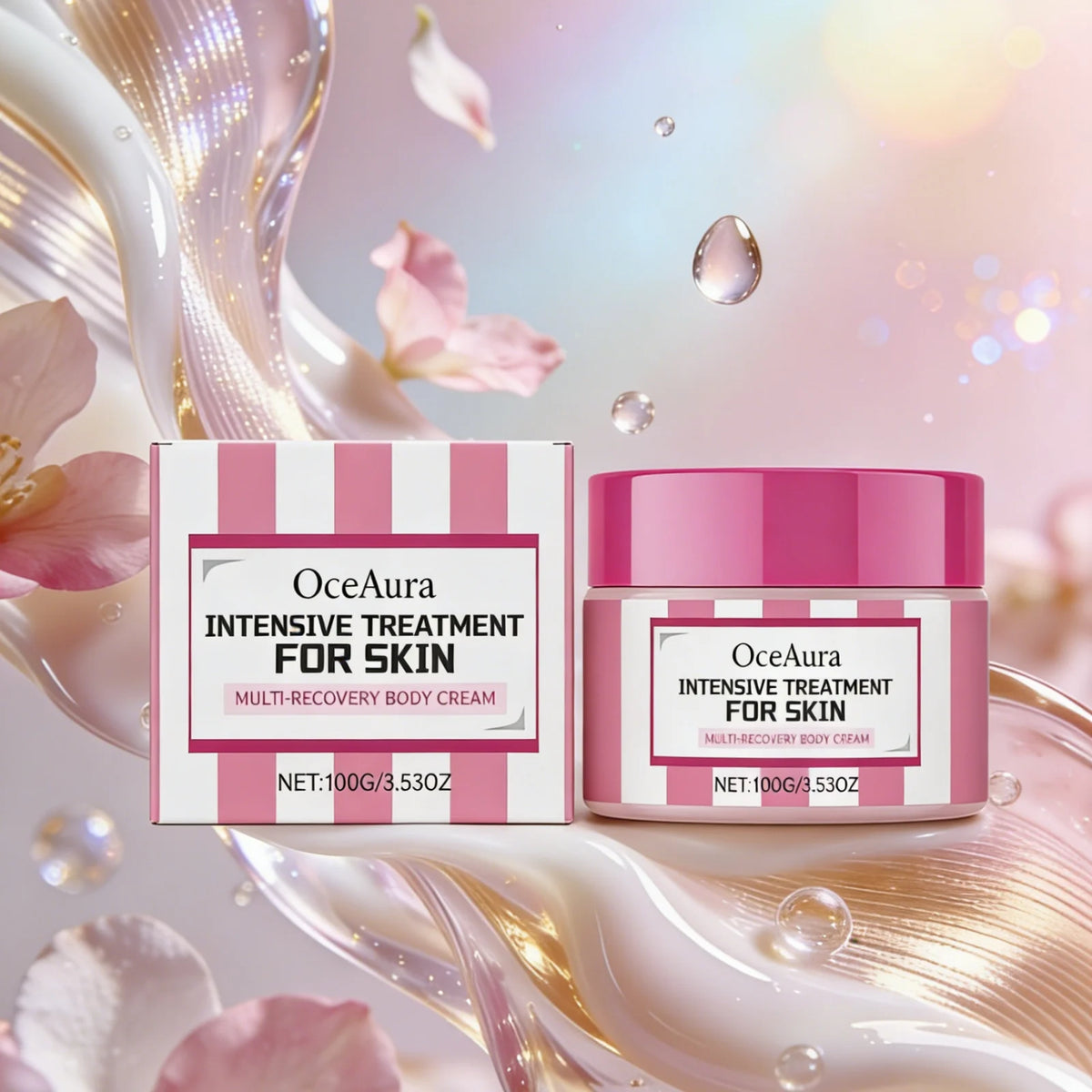 OceAura Hydrolyzed Collagen Firming Body Cream – Deep Hydration Firming Body Cream Qst