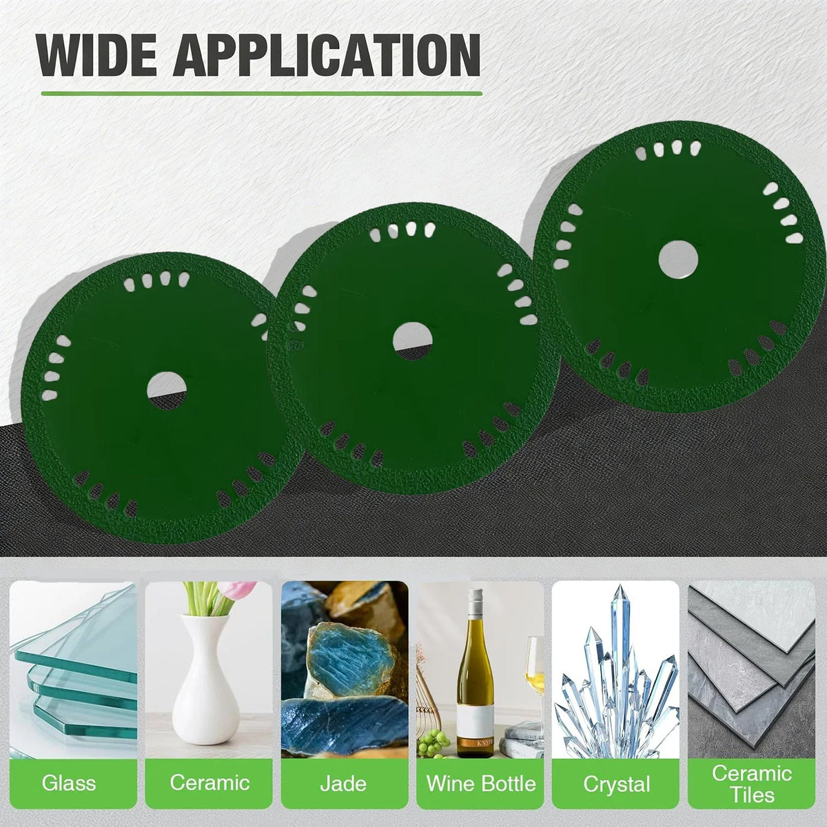 Ultra-Thin Diamond Cutting Disc for Glass, Jade & Ceramic Diamond Cutting Disc Qme