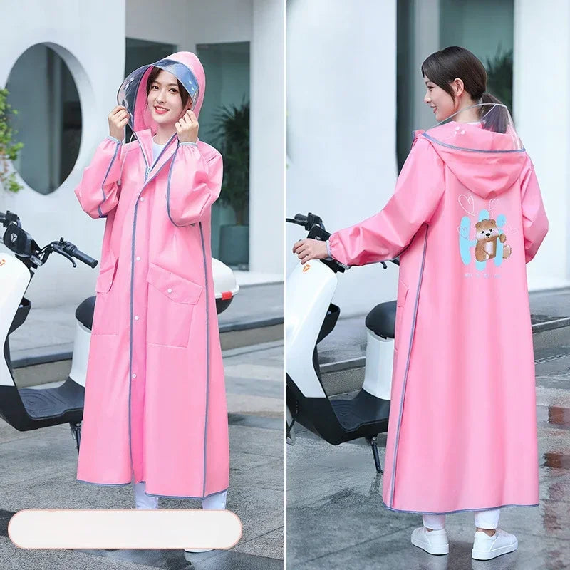 Full Body Raincoat for Electric Vehicles & Motorcycles | Qme Motorcycle Raincoat Qme