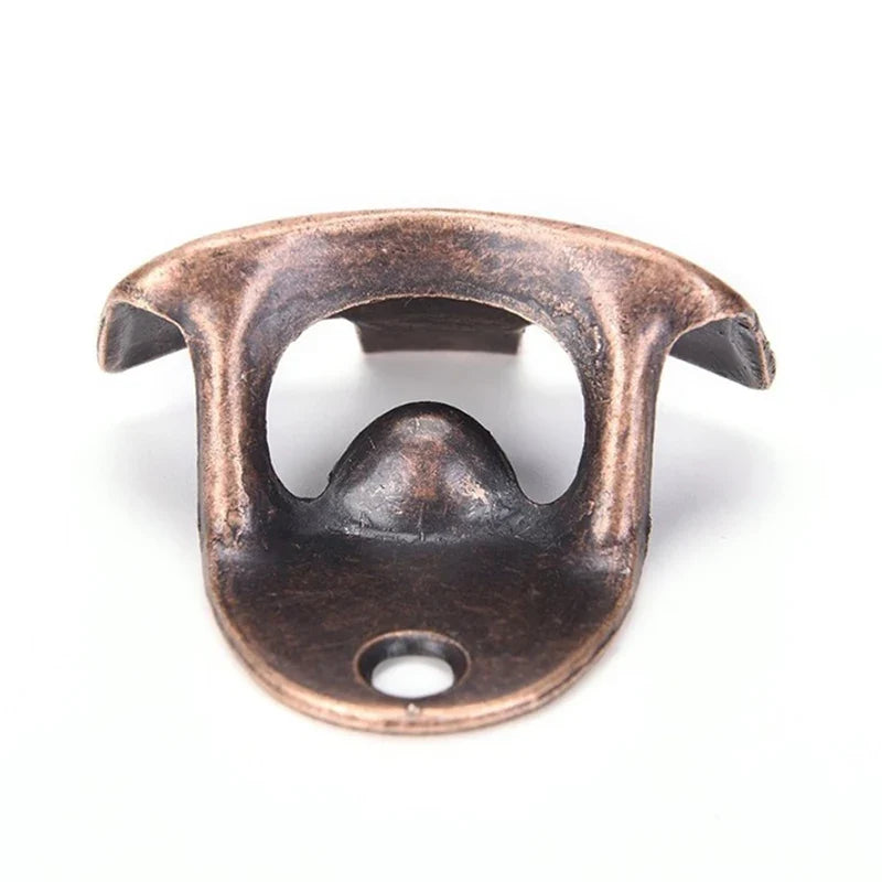 Vintage Wall Mounted Beer Bottle Opener with Keyring | Zinc Alloy Wall Bottle Opener Qme