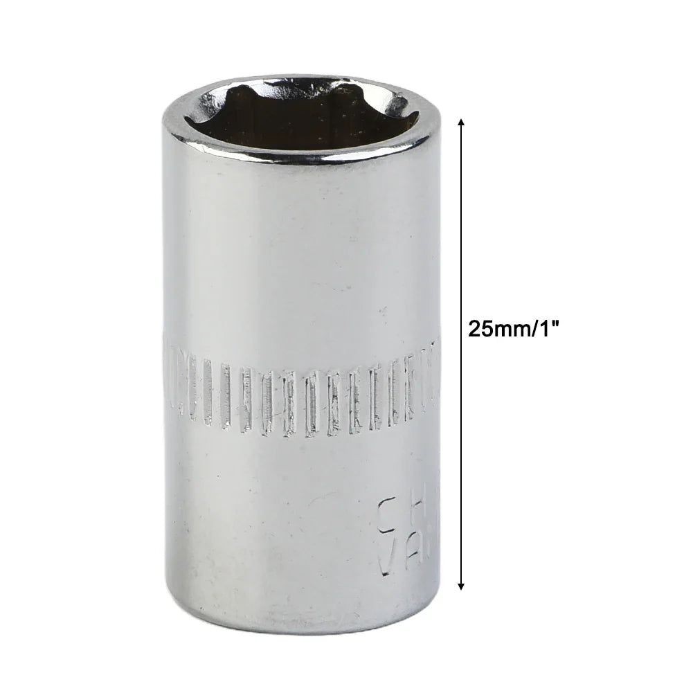 1/4" Hex Socket Ratchet Wrench Drive Adapter | Cr-V Steel Socket Wrench Adapter Qme
