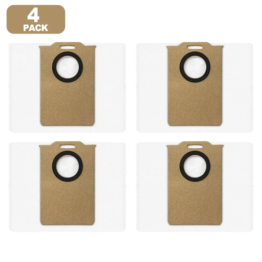 4-Pack Dust Bags for Redroad R11 Robot Vacuum – 4-Layer Filter Vacuum Dust Bags Qme