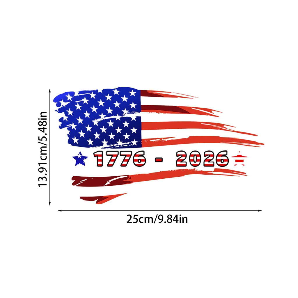 USA 250th Anniversary Independence Day Patriotic Car Decal Patriotic Car Decal Qme