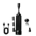 BORUiT 360° Blue LED Fishing Rod Light – Type-C Rechargeable Fishing Rod Light Qst Black