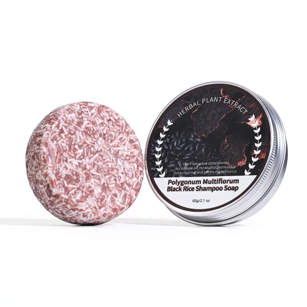 Polygonum Multiflorum Organic Shampoo Bar & Rice Water Soap Solid Shampoo Bar Qme