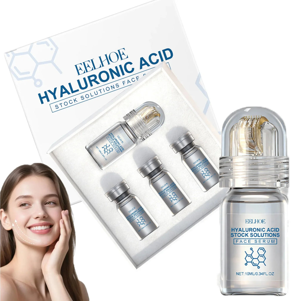 Hyaluronic Acid Face Serum & Roller Microneedle Set | Qme Face Serum Roller Qme