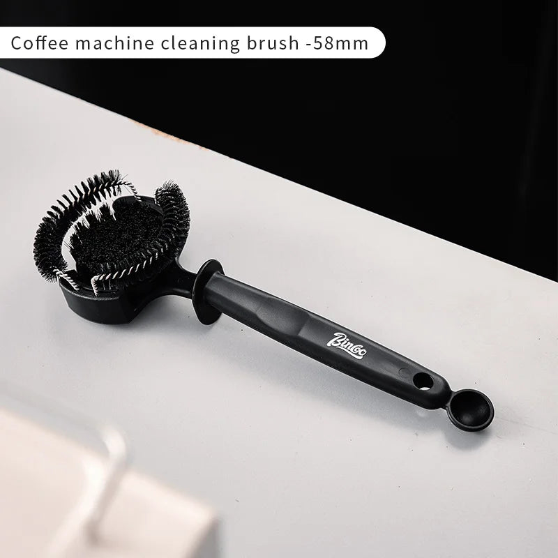 Bincoo 51/58mm Espresso Machine Cleaning Brush – Group Head Coffee Cleaning Brush Qst 58mm
