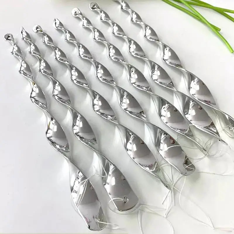 Sparkling Bird Repellent Spiral Reflectors – Hanging Deterrents Bird Deterrent Spiral Qme