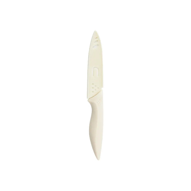 Xituo Ceramic Knife with Sheath – Sharp Kitchen Utility Knife Ceramic Kitchen Knife Qst beige 4inh
