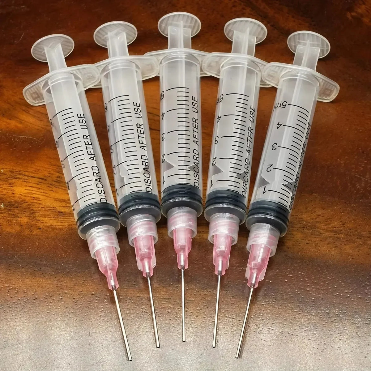 CC Premium Ink Filling Syringes Blunt Needle Tip – 5-Pack Pen Ink Syringe Qme 5pcs
