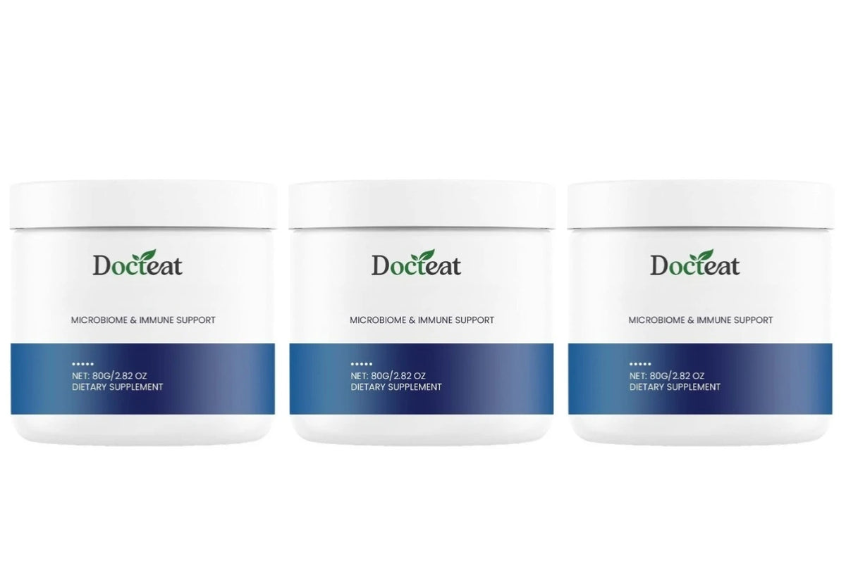 Docteat Intestinal Health Powder – Humic Fulvic Citric Acids 80g Digestive Health Supplement Qst 240g (Pack of 3)
