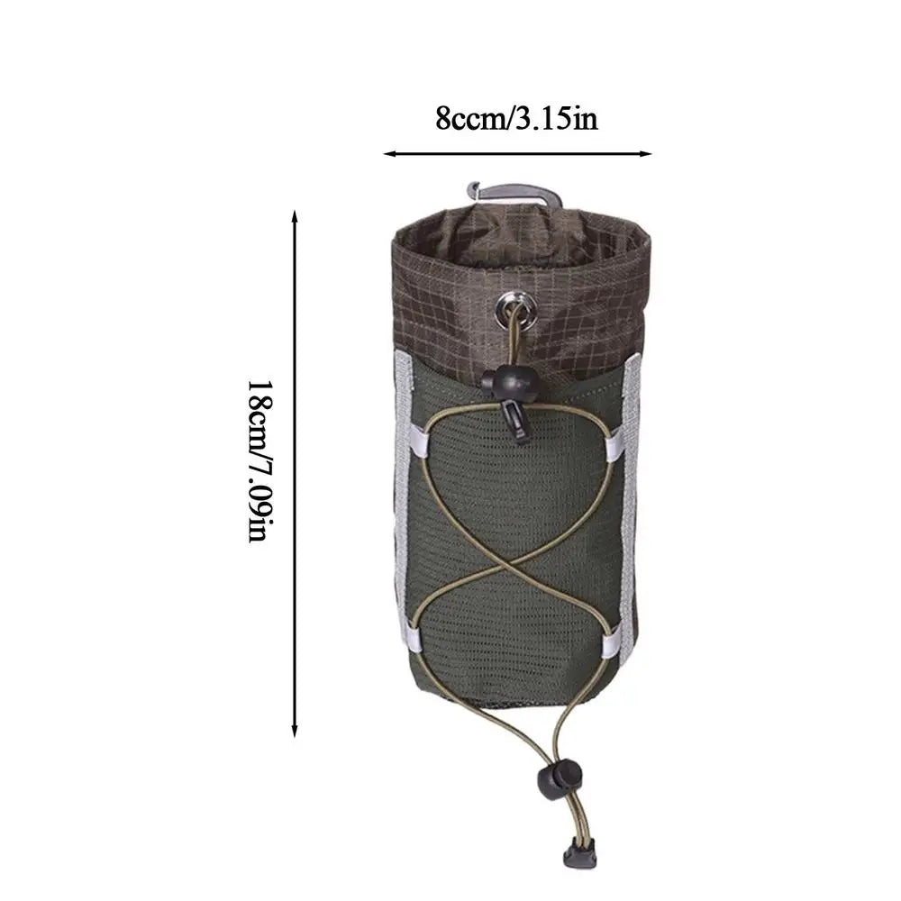 Waterproof Backpack Strap Pouch – Phone & Bottle Holder Backpack Strap Pouch Qst Green