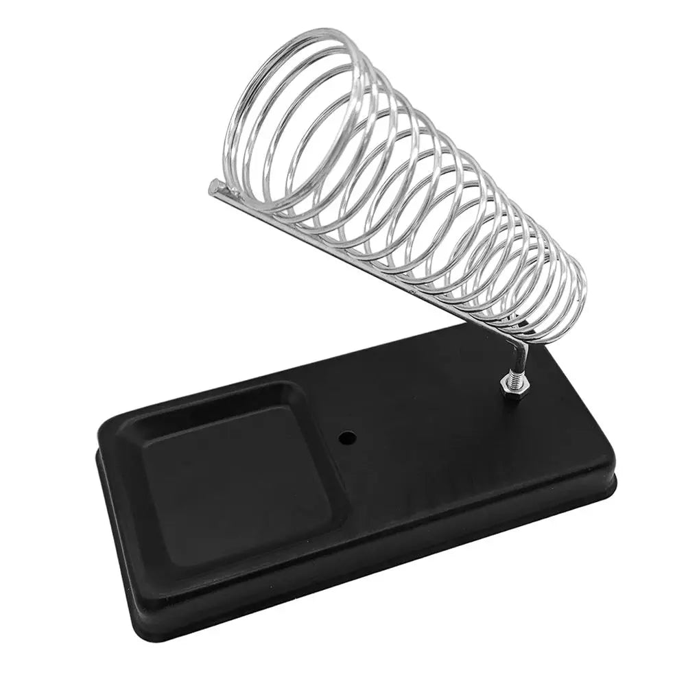 Portable Soldering Iron Stand Holder with Cleaning Sponge Soldering Iron Stand Qme Black