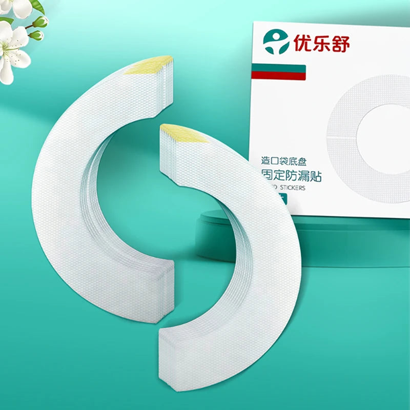 10-Pack Ostomy Barrier Strips – Elastic Non-Woven Stoma Tape Ostomy Barrier Strips Qst