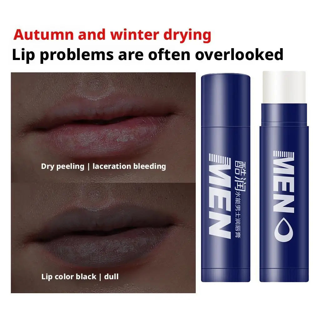 Men's Hydrating Lip Balm with Vitamin E – 4 Flavors Men's Lip Balm Qme