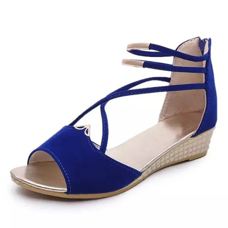 Women's Wedge Platform Sandals – Open Toe Summer Shoes Wedge Sandals Qme
