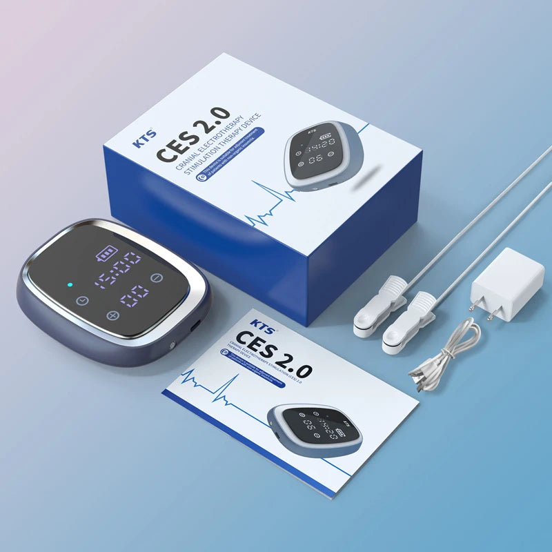 35-Level CES Microcurrent Sleep Aid Device – Portable EMS Relaxation Sleep Aid Device Qst 1 set United States