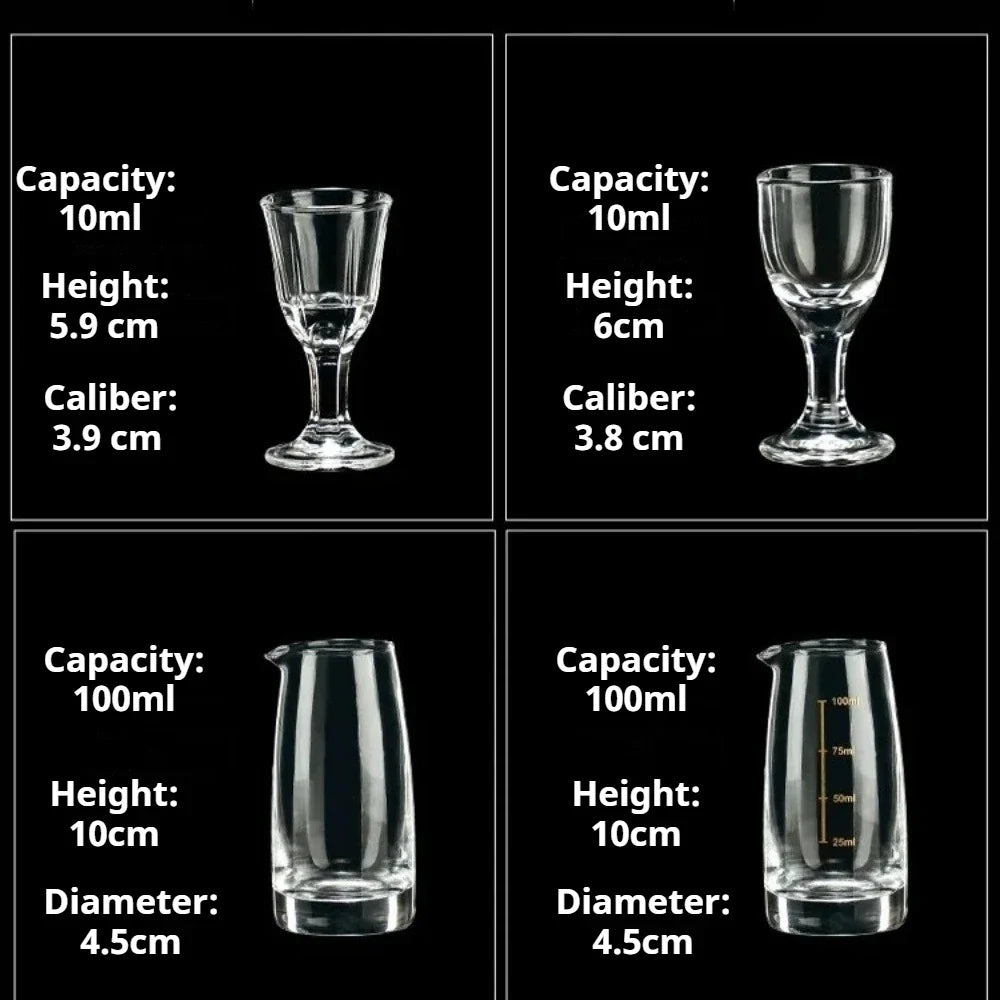 Crystal Glass Liquor Dispenser Set – Short Cup Wine Glasses Liquor Dispenser Set Qme