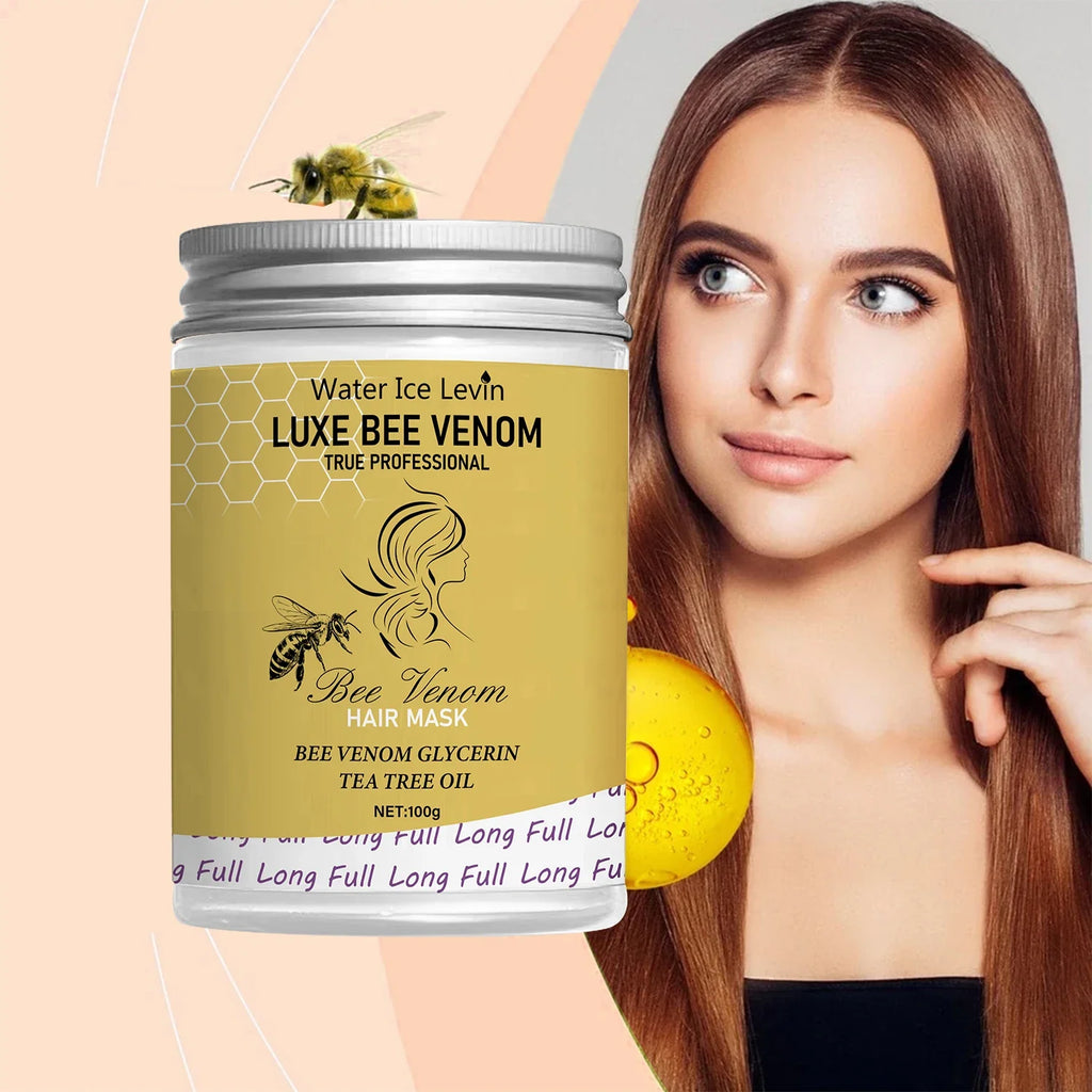 Bee Venom & Tea Tree Oil Hair Mask – Moisturizing Treatment Moisturizing Hair Mask Qme