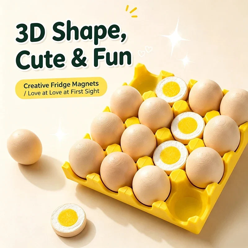 Funny Egg Tray Fridge Magnets – Cute Photo & Note Holder Novelty Fridge Magnets Qme