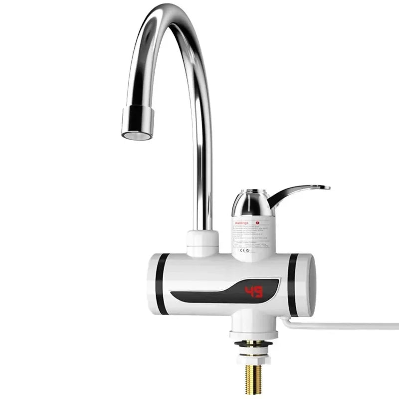 ZARTSEN 3000W Tankless Instant Hot Water Faucet Kitchen Tap Instant Water Heater Faucet Qst
