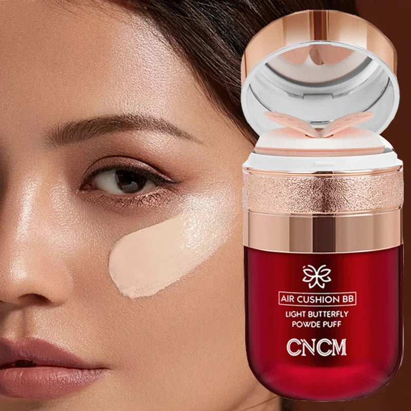 Air Cushion BB Cream Butterfly Puff Foundation | Qme Air Cushion Foundation Qme