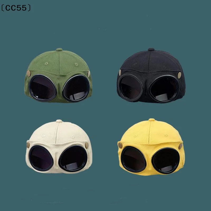 Backwards Glasses Baseball Cap – Unisex Street Style Hat Baseball Cap Qst