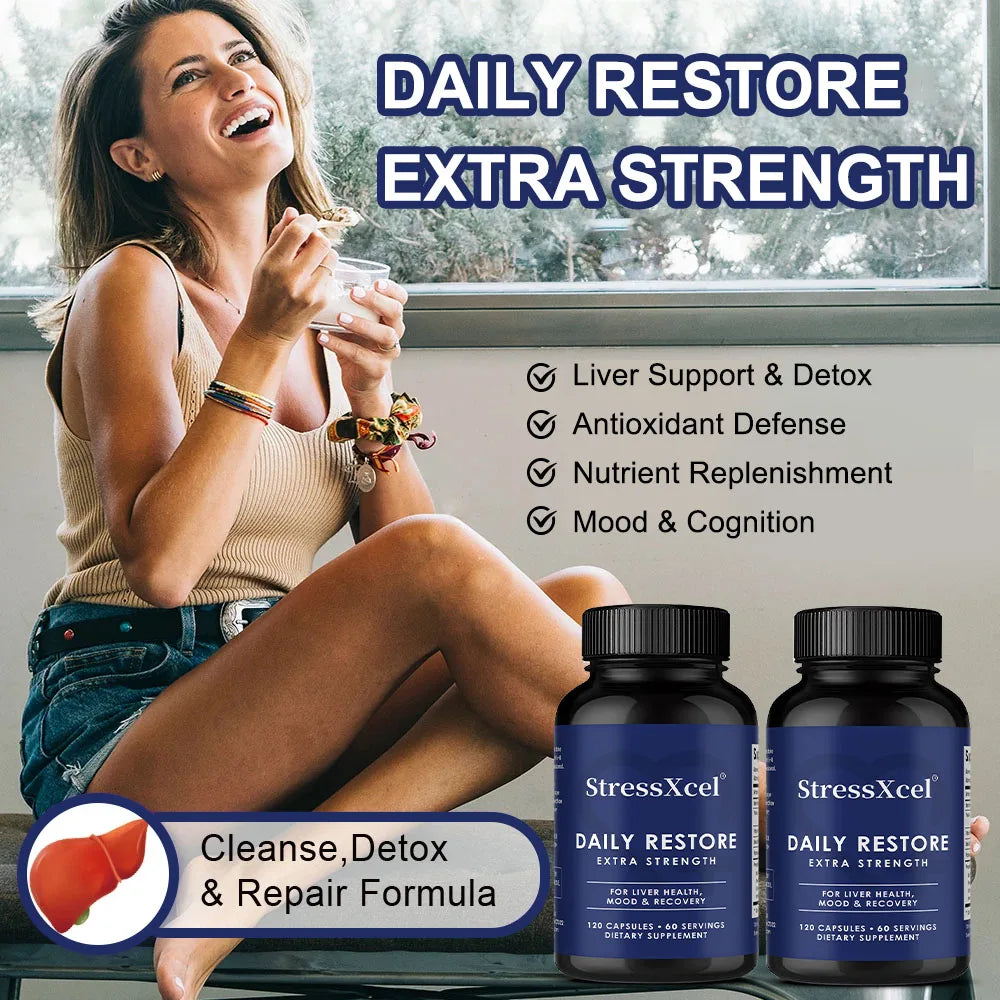 Milk Thistle Capsules – Liver Support & Antioxidant 120ct Herbal Supplement Qst