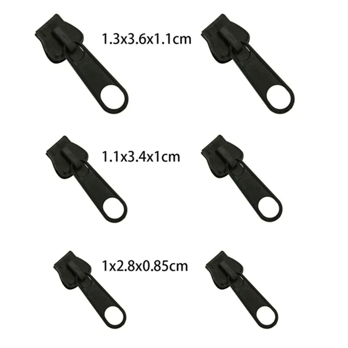 Universal Zipper Repair Kit – 3-Size Replacement Zip Sliders Zipper Repair Kit Qst