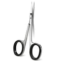 Cuticle Scissors Stainless Steel Extra Fine Curved | Qme Cuticle Scissors Qme Black