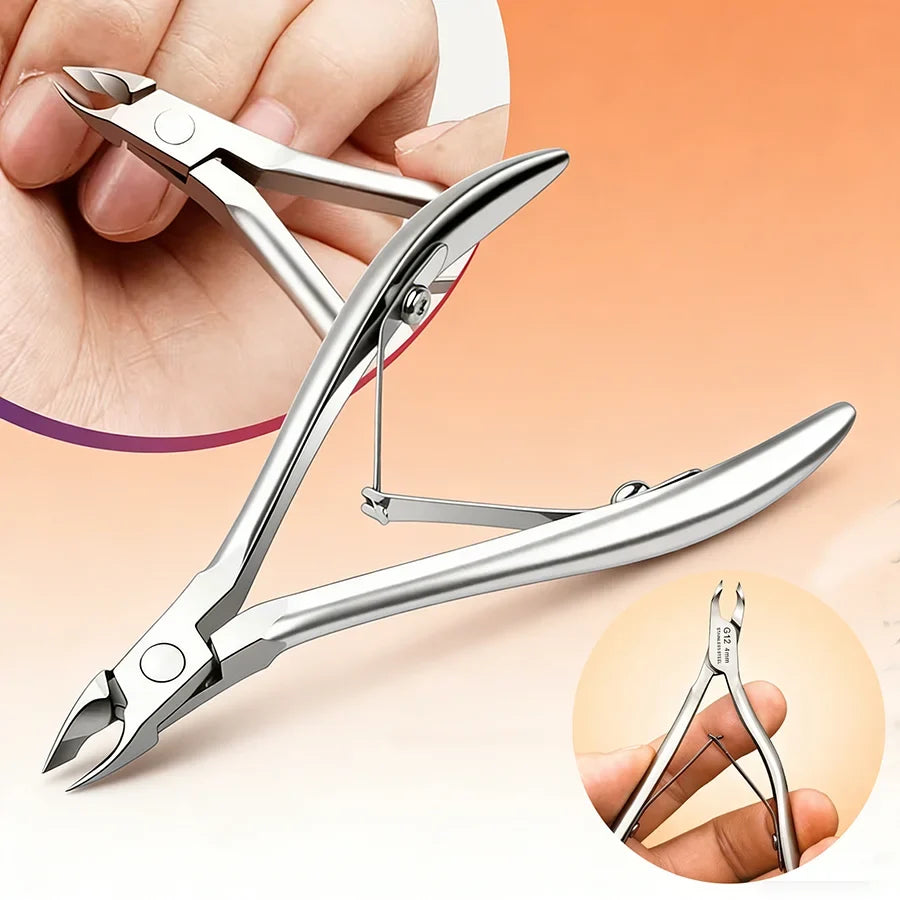 Professional Cuticle Trimmer – Ultra-Sharp Stainless Steel Shears Cuticle Trimmer Qme