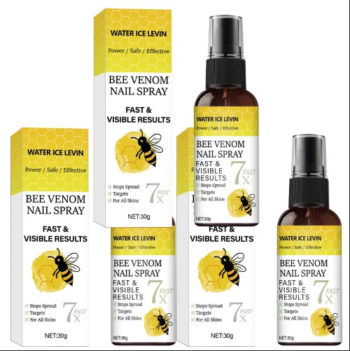 Bee Venom Nail Spray – Strengthen & Visibly Improve Nails Nail Treatment Spray Qme BROWN 30g