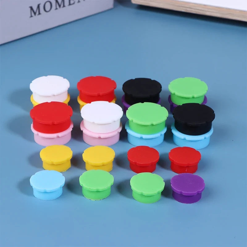Silicone Glass Vial Protective Caps – Leak-Proof, Set of 3 Silicone Vial Caps Qme