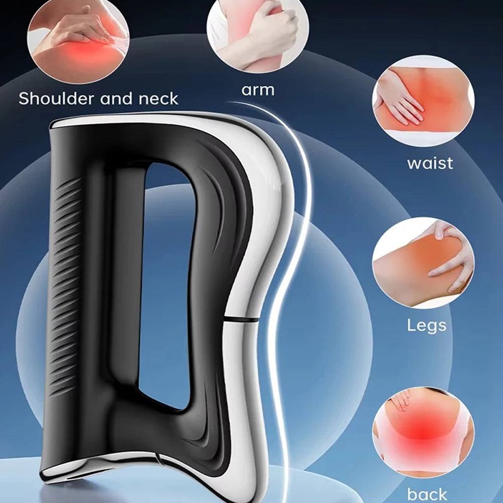 Electric Fascia Massager – Vibrating Muscle Scraper Blade Fascia Massage Tool Qst